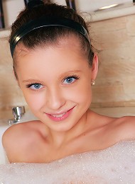 July - Soapy Teen - Cute Petite Teen Lathers Herself Up Teen Porn Pix